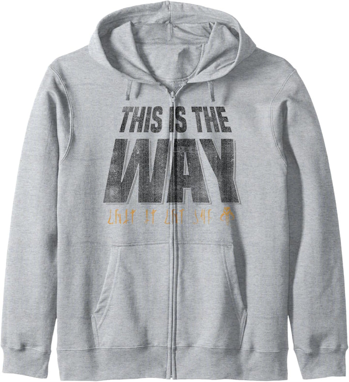 Star Wars Mandalorian This Is The Way Gold Mando'a Kapuzenjacke