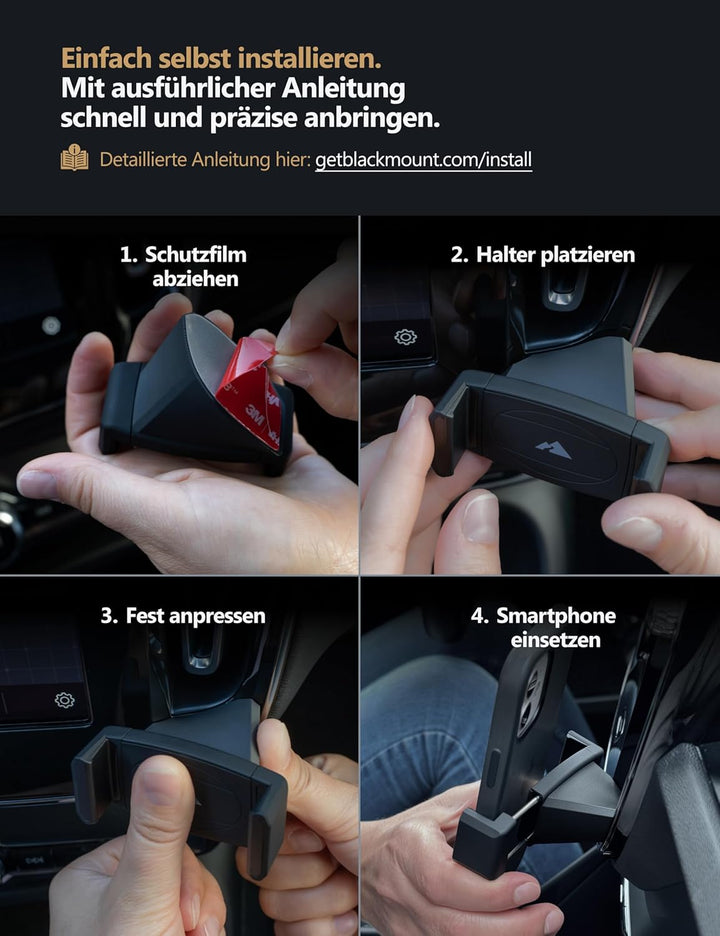 Premium Handyhalterung FÜR Volvo XC40 / EX40 – Der perfekte Handyhalter speziell für Dein Auto Model
