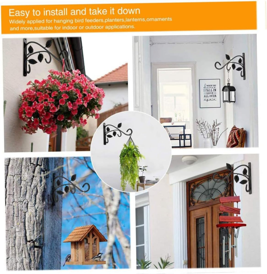 BESPORTBLE 2St Hause Balkon Garten Korridor Eisen Wand Hängenden Korb Halterung Wand Grün Pflanze Bl