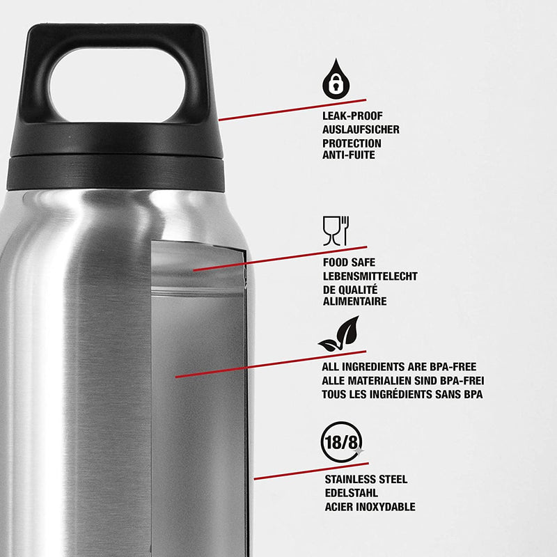 SIGG - Isolierte Trinkflasche - Thermosflasche Hot & Cold - Auslaufsicher - BPA-frei - 18/8-Edelstah