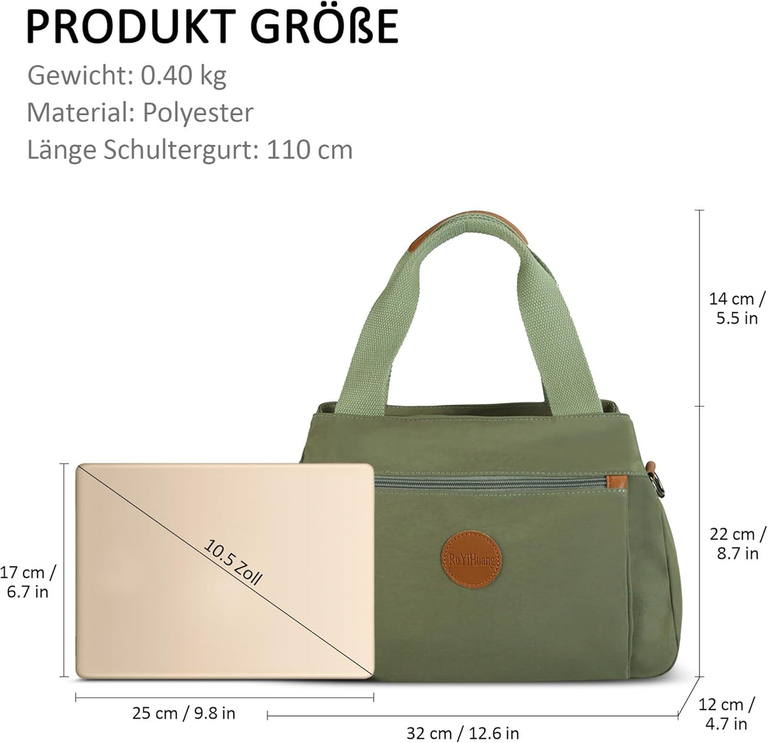 DORRISO Damen Umhängetasche Canvas Handtasche Schultertasche Casual Umhängetaschen Mode Schultertasc