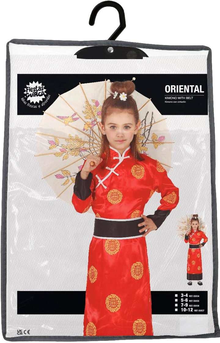 FIESTAS GUIRCA, S.L. Leiko Mädchen Kostüm China 7-9 Jahre, 7-9 Jahre