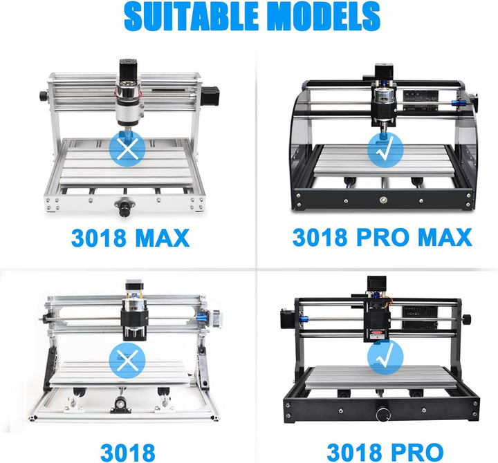Daedalus 3018 CNC Upgrade Kit, für X-Achsen Upgrade & Y-Achsen-Verlängerungs 3018 Erweitertes