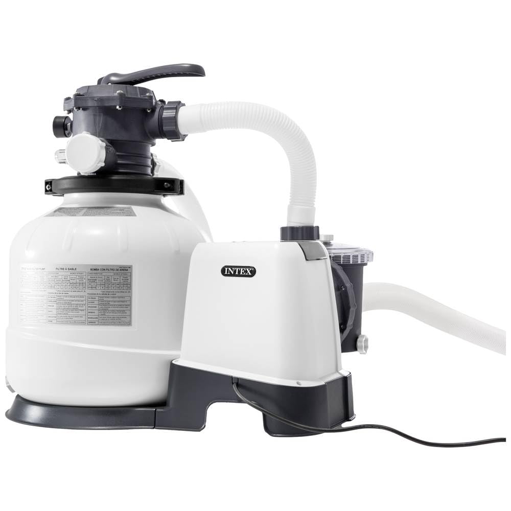 Intex Krystal Clear 2800 Gph Sand Filter Pump W/Rcd(220-240 Volt) 2800 M3/HR Single