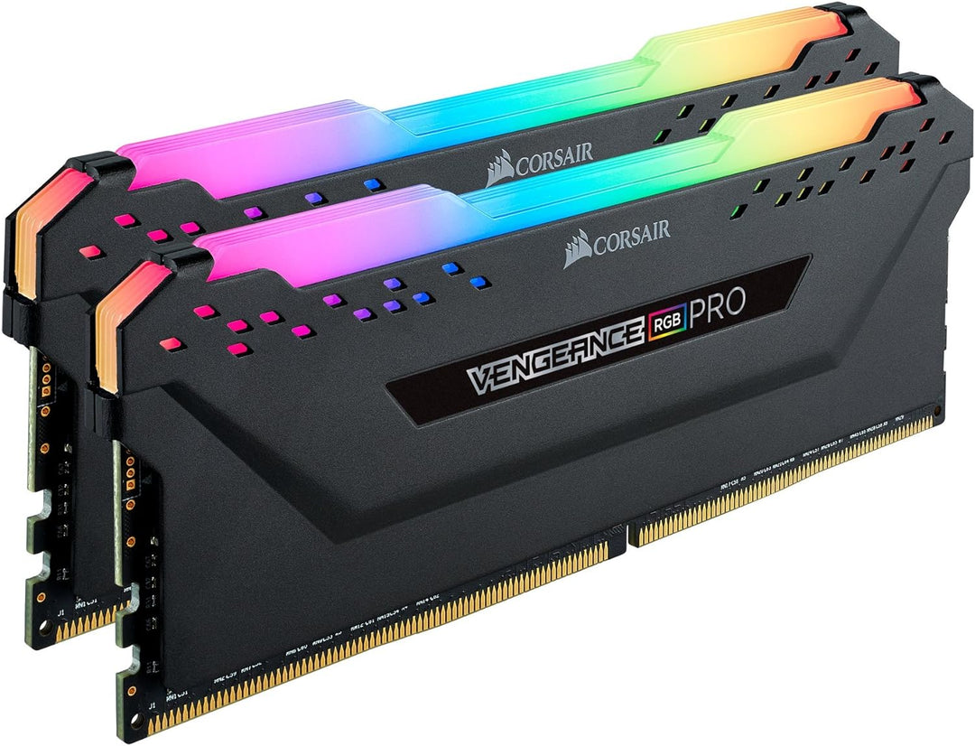 Corsair Vengeance RGB Pro 64GB (2x32GB) DDR4 3200 (PC4-25600) C16 Desktop Memory – schwarz 2 x 32 GB