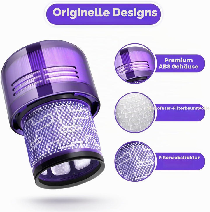 3 Stück Filter für Dyson V11, Vakuumfilter Ersatz für Dyson V11 V15 SV14 SV17 SV22 Detect Animal Abs