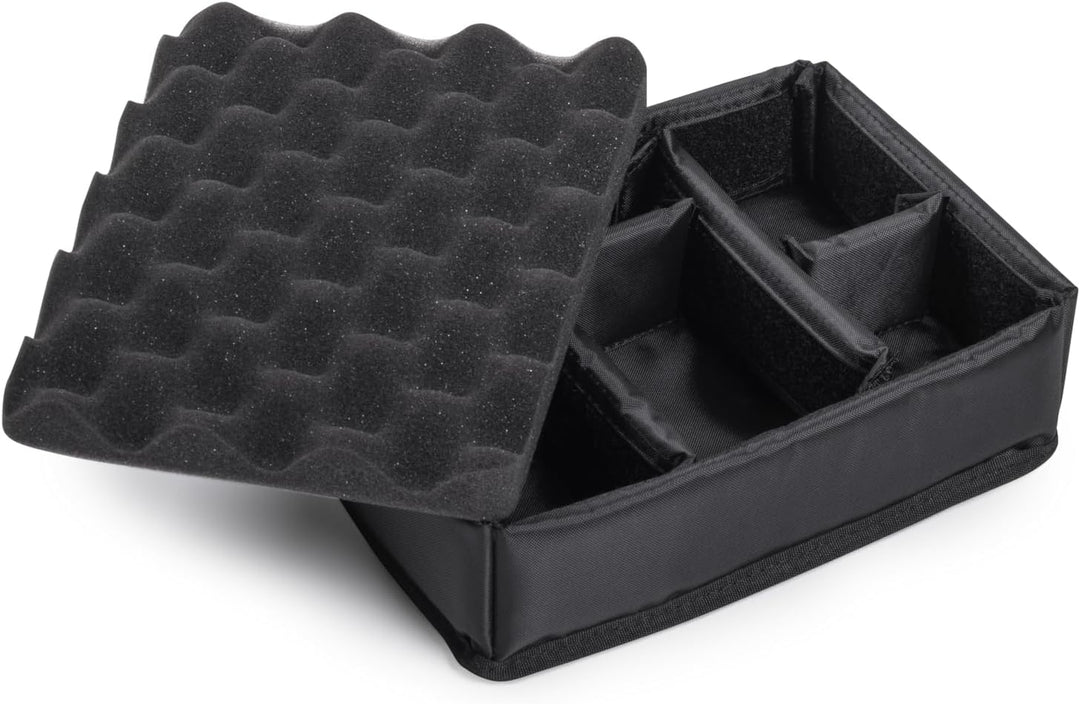 B&amp;W Transportkoffer Outdoor Typ 1000 orange mit variabler Facheinteilung - wasserdicht nach IP67 Zer