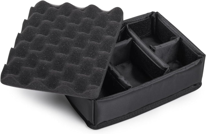 B&amp;W Transportkoffer Outdoor Typ 1000 orange mit variabler Facheinteilung - wasserdicht nach IP67 Zer