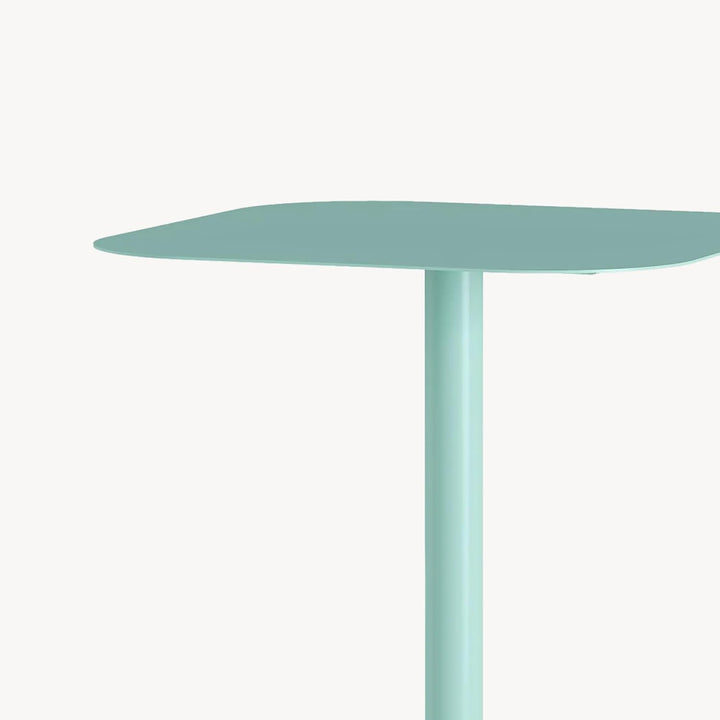 [en.casa] Beistelltisch Nastätten Gartentisch Couchtisch mit Metallgestell Sofatisch modernes Design