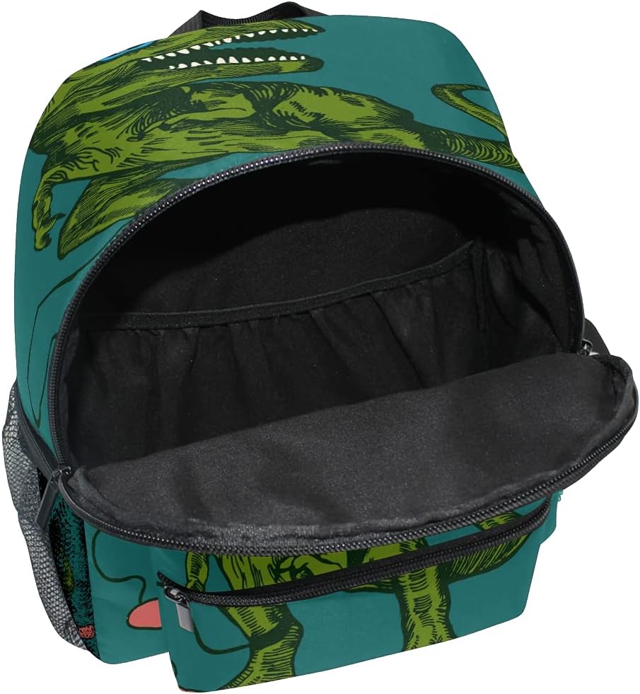 Blauer Dinosaurier-Rucksack für Kleinkinder, niedlicher Kinder-Rucksack für Kinder, Jungen, Kinderga