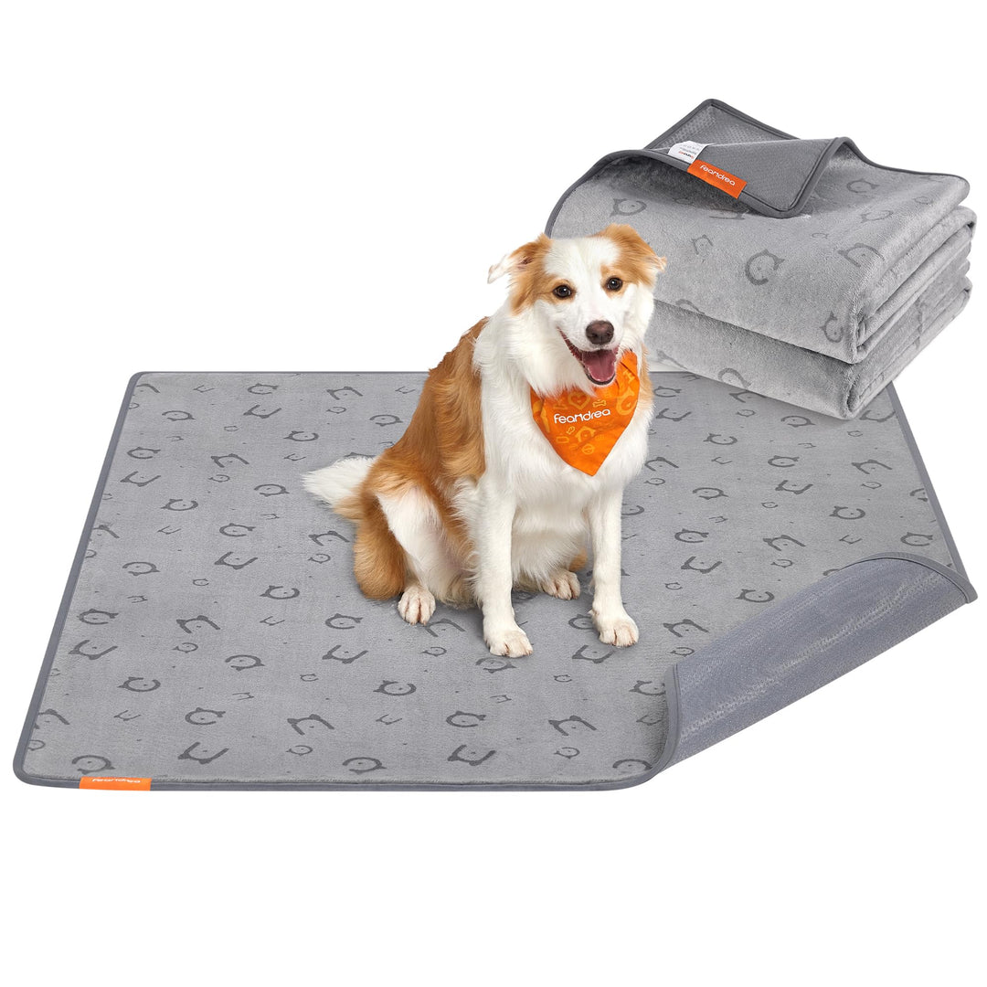 Feandrea Hundedecke, 2er Set, Wiederverwendbare Hundematte, 152 x 122 cm, XXL, wasserdicht, auslaufs