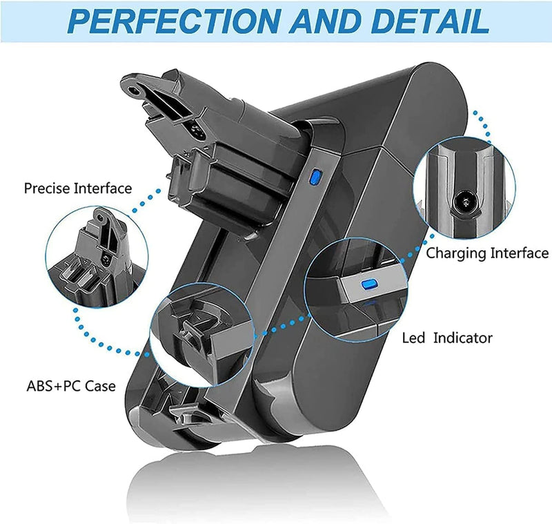 V6 Ersatzakku für Dyson V6 DC58 DC59 DC61 DC62 DC72 DC74 SV03 DC61 SV04 SV05 SV06 SV07 SV09 Staubsau