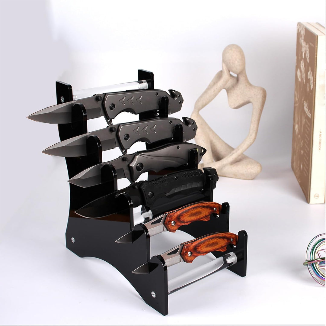 Messerhalter, Messerständer, Messervitrine, Sammelmesserständer, Messersammelständer, Taschenmesser