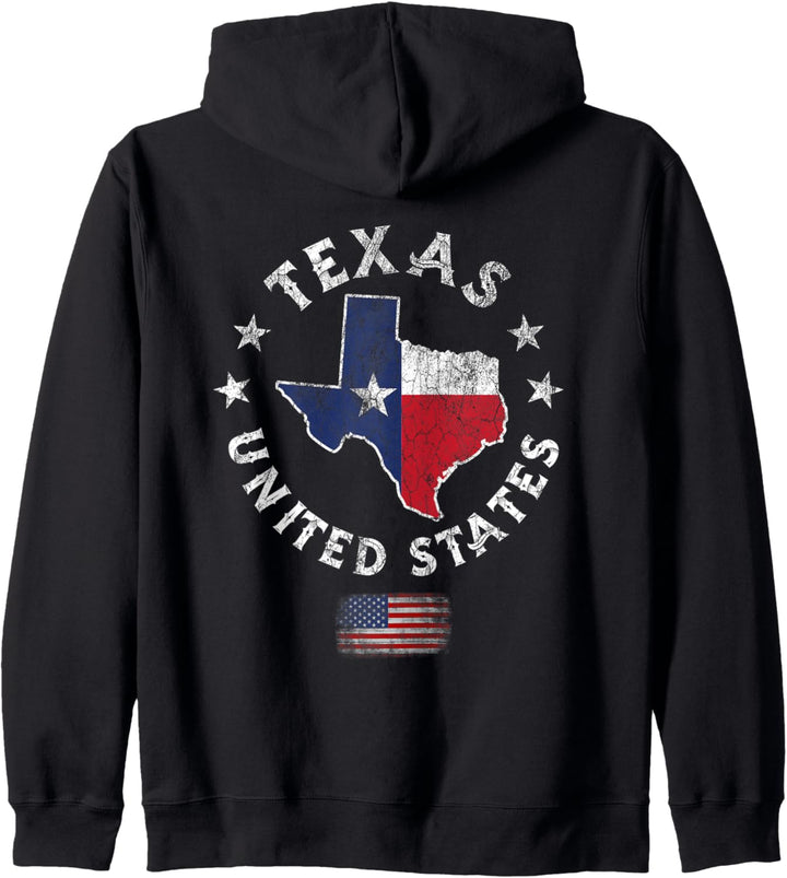 Texas - USA - Stolz seit 1845 Texas-Fan Kapuzenjacke
