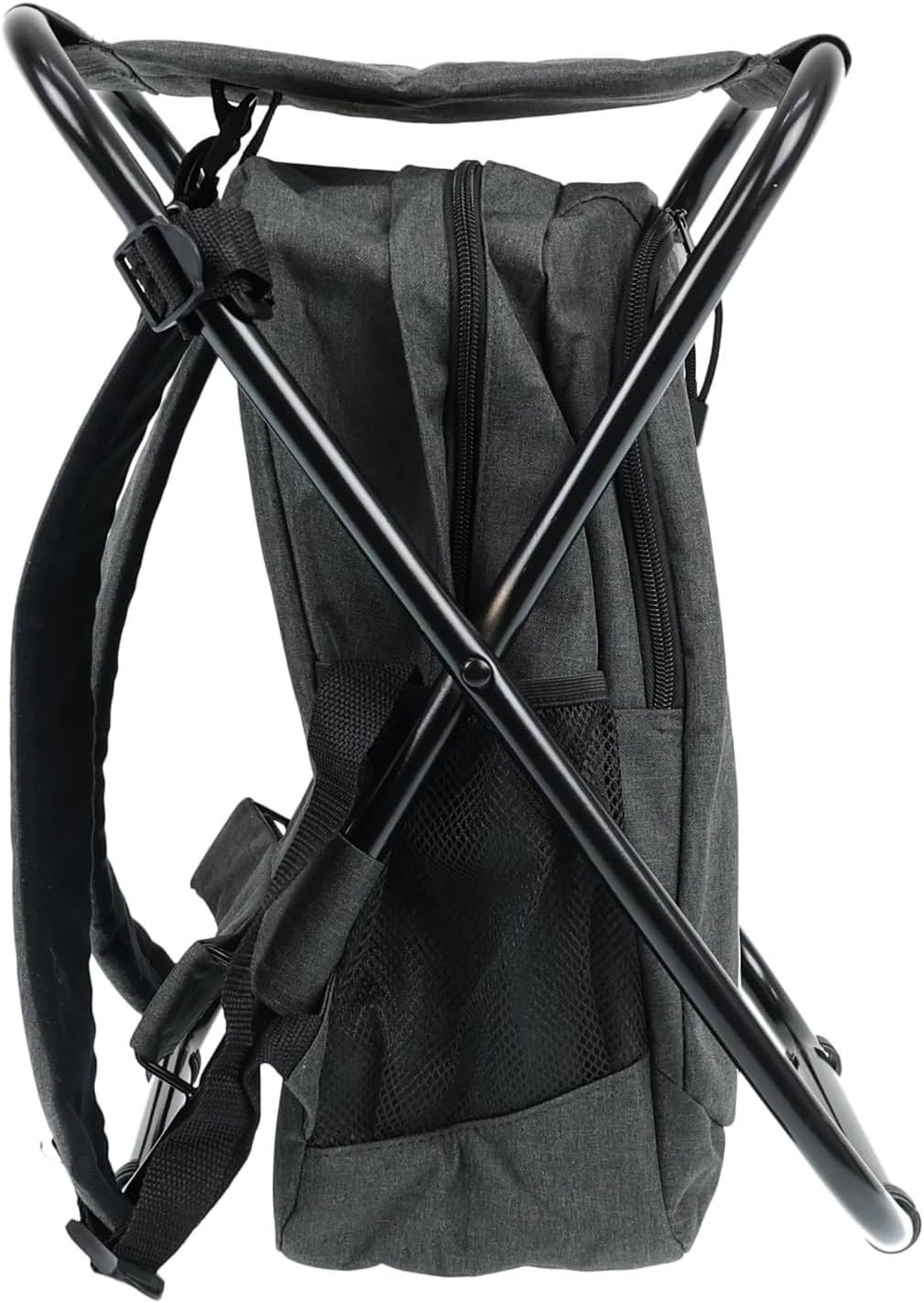 Aurora Outdoor Backpack - Rucksack mit Hocker - schwarz