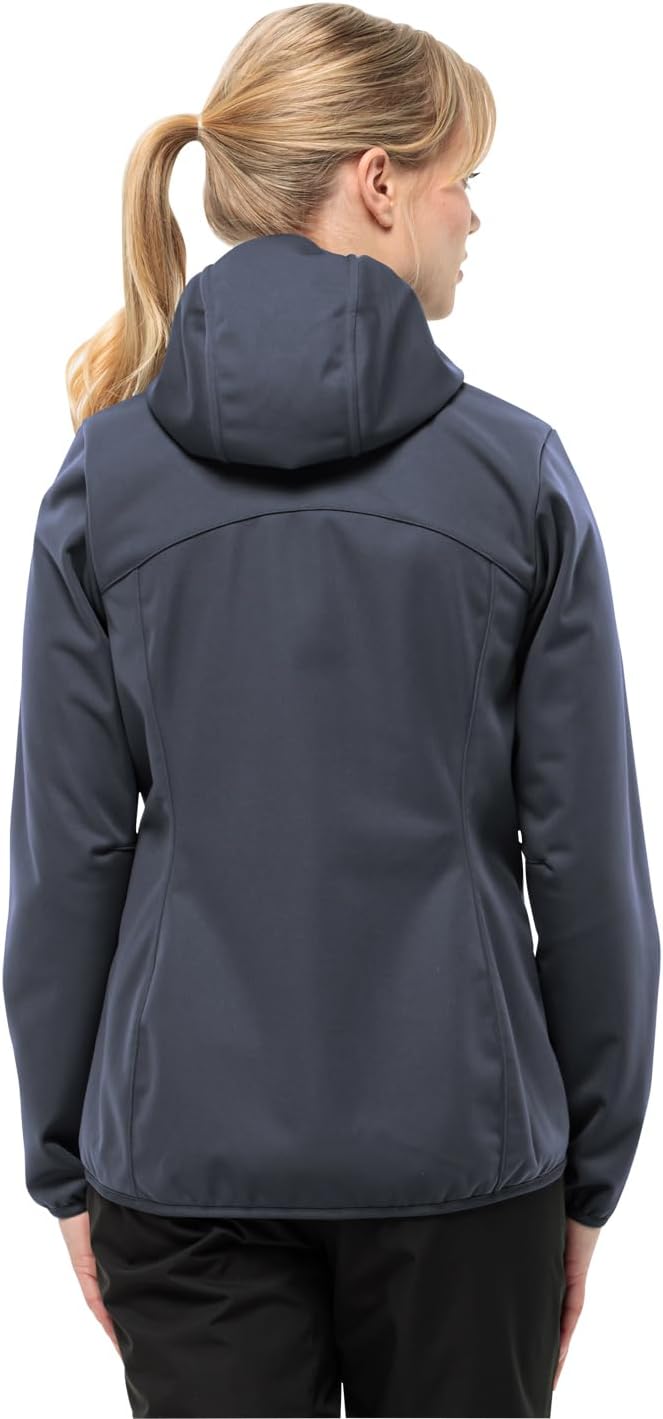 Jack Wolfskin Damen Windhain Hoody W Softshelljacke XS midnight sky, XS midnight sky