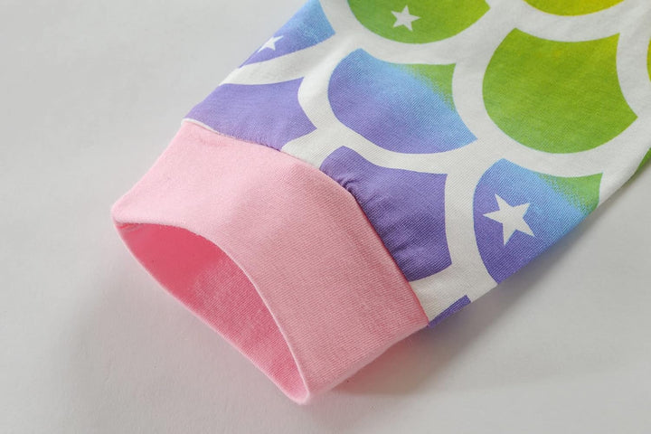 EULLA Kinder Schlafanzüge Mädchen Langarm Winter Pyjama Set Baumwolle Meerjungfrau Einhorn Prinzessi