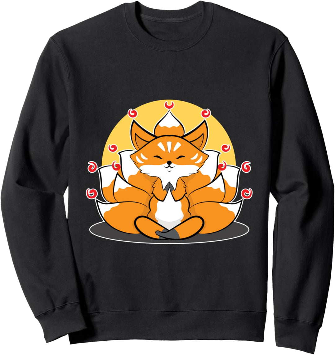 Japanischer Fuchs, niedlich, lustig, Kitsune, Kami, Anime, Kawaii, Inari, Fuchs Sweatshirt