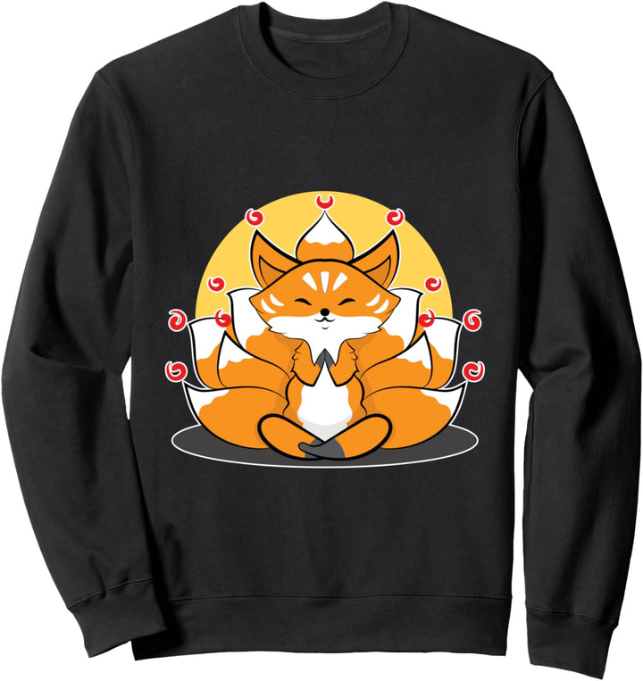Japanischer Fuchs, niedlich, lustig, Kitsune, Kami, Anime, Kawaii, Inari, Fuchs Sweatshirt