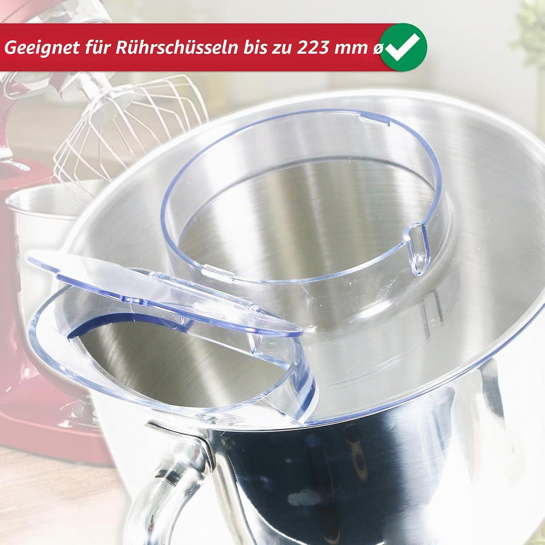 SPARES2GO Spritzschutz für Kenwood KMIX KMX75 KMX750 KMX754 KMX76 KMX760 KMX77 KMX770 Standmixer