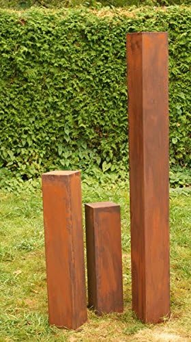Rostsäulen Gartendeko Rost Familie 150cm, 80cm, 60cm *
