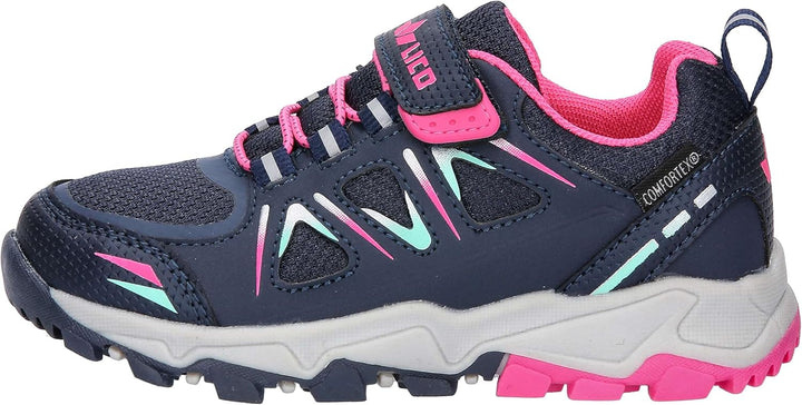 Lico Unisex Kinder Allen Vs Cross-Laufschuh 38 EU Marine Pink Türkis, 38 EU Marine Pink Türkis