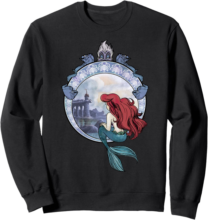 Disney The Little Mermaid Ariel Daydream Circle Portrait Sweatshirt
