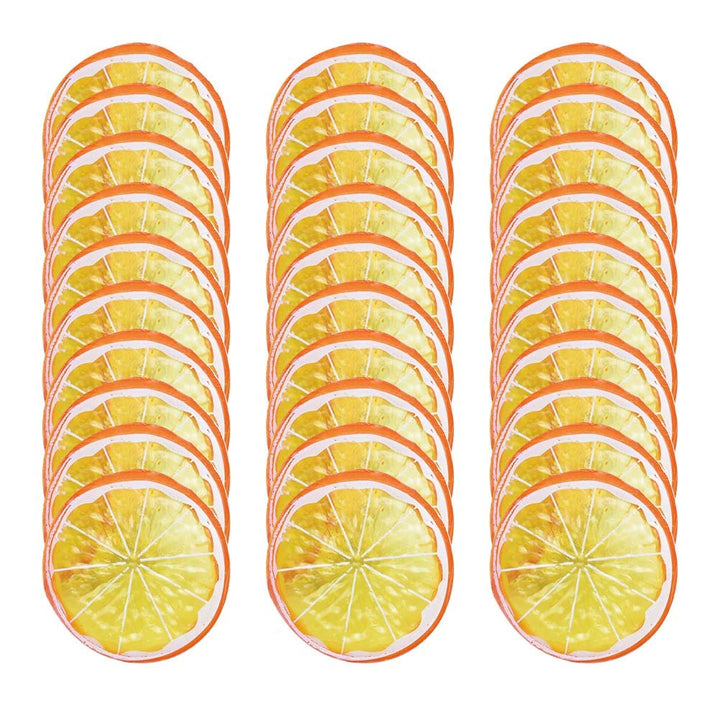 Künstliche Zitronenscheiben, realistische lebensechte Simulation Zitrone dekorativ künstliche Obst H