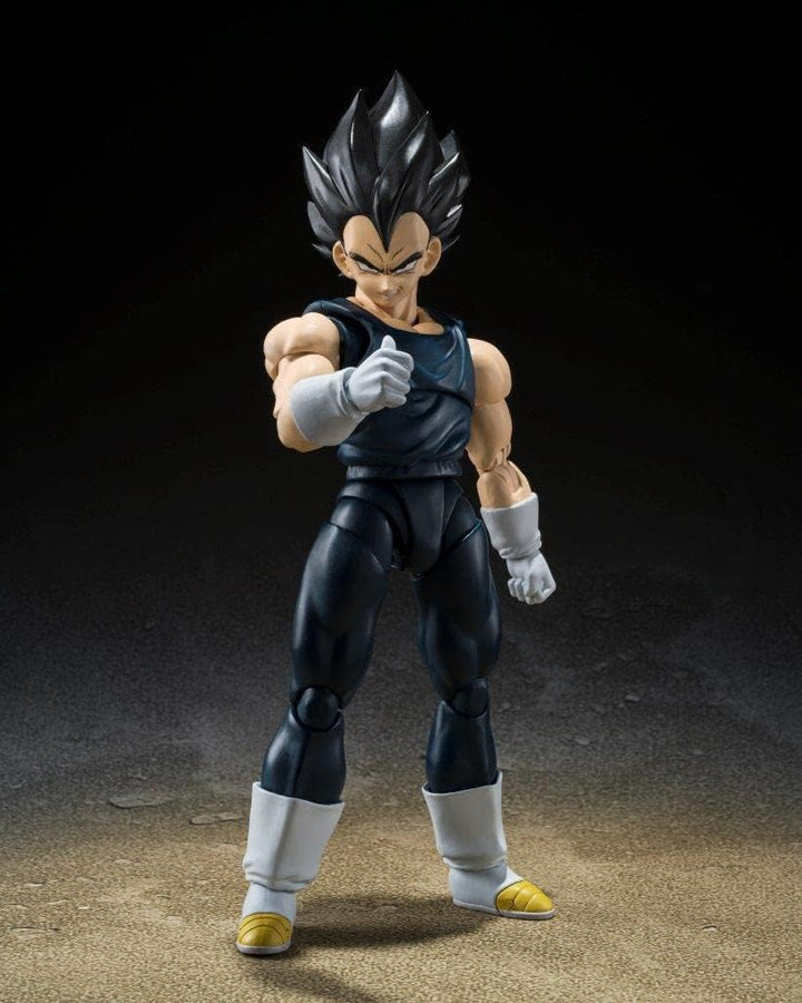 BANDAI Spirits(バンダイ スピリッツ) S.H. Figuarts Dragon Ball Super Vegeta Super Hero vorbemalte Actionfigur