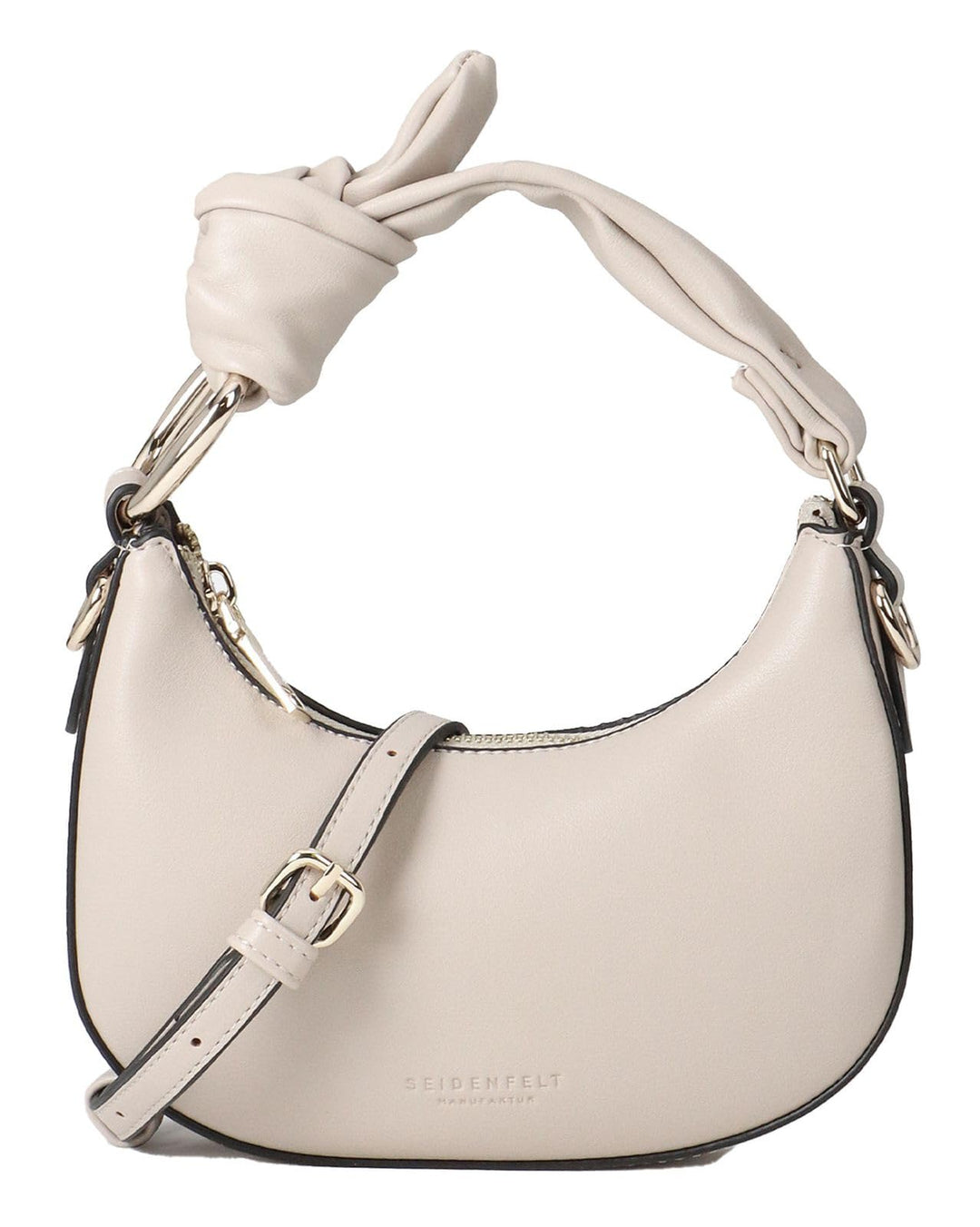 SEIDENFELT MANUFAKTUR Lene Crossbody Stone/Gold