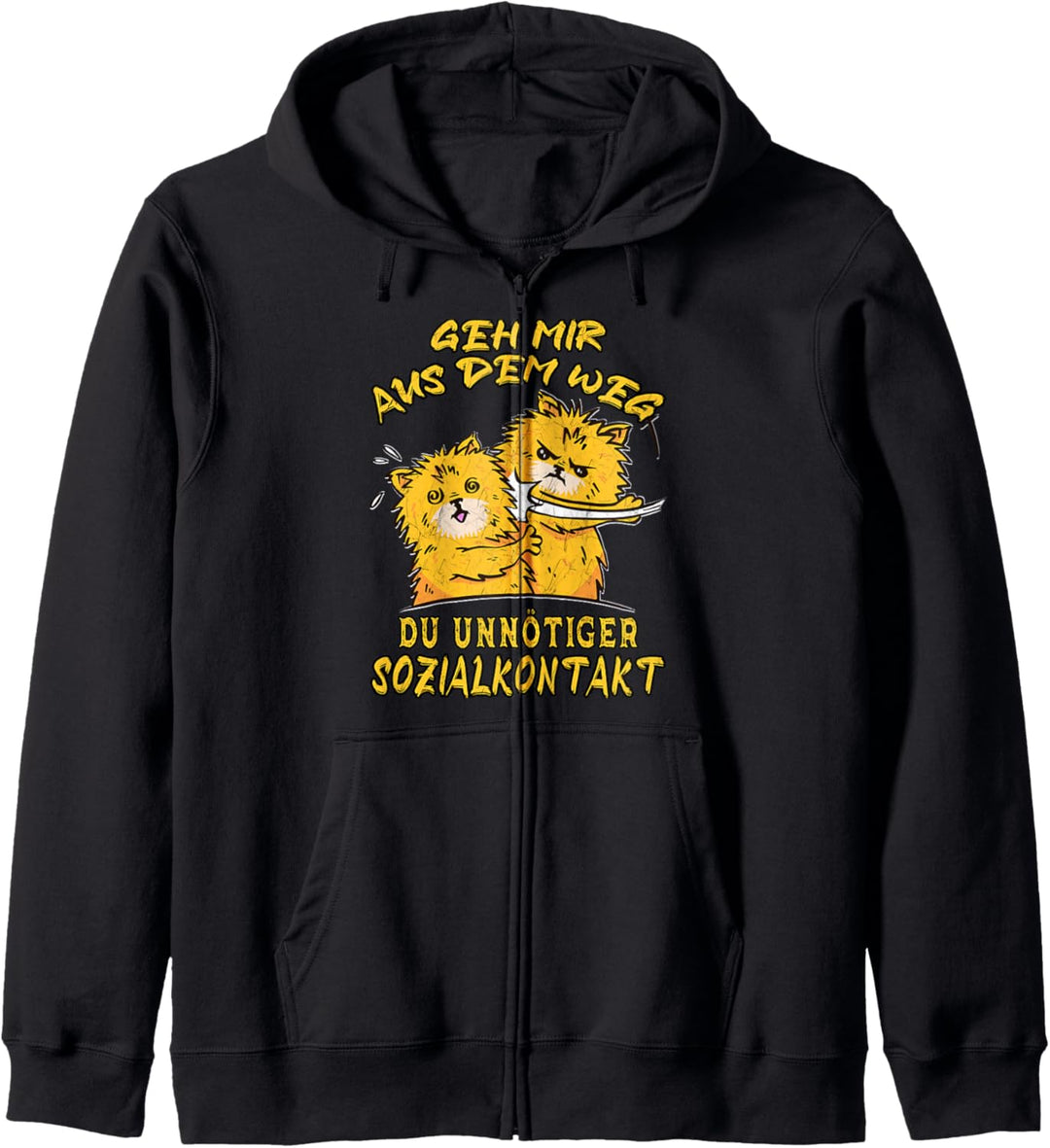 Geh Mir Aus Dem Weg Du Unnötiger Sozialkontakt Anime Kapuzenjacke