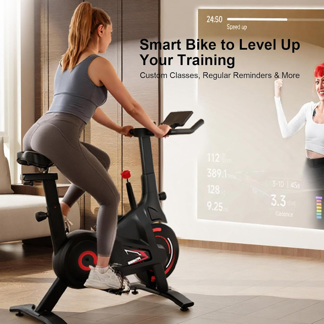 Bluearth Self-Powered Heimtrainer Fahrrad, leise Magnetischem Widerstand,max. 150KG , verstellbarer