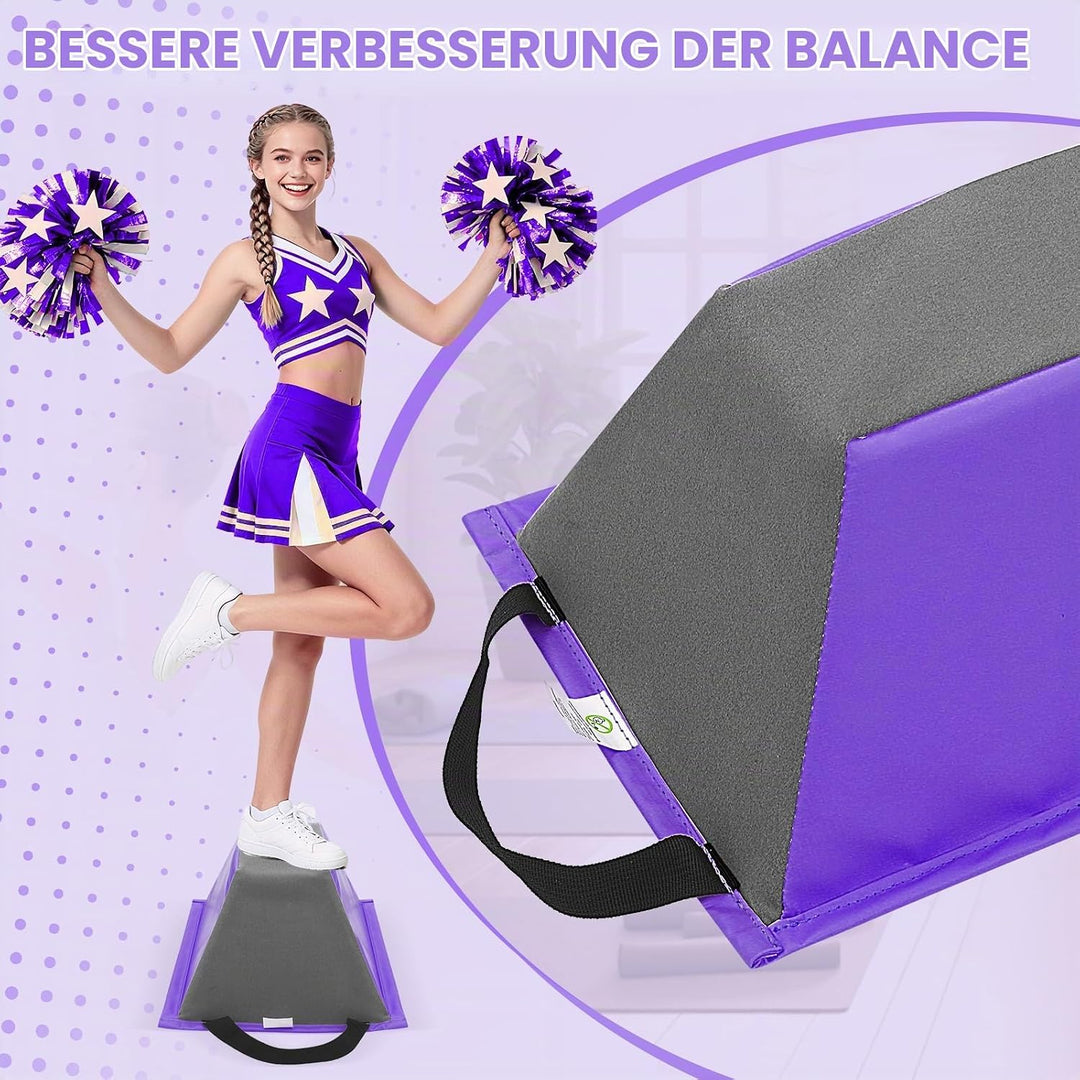 Cheer Flyer Balance Stand, 36 × 23 × 15 cm Cheerleading Flyer Training, Gymnastik Training Balance B