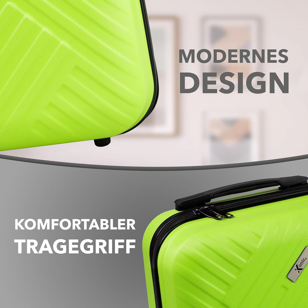 Xonic® Design Kosmetikkoffer aus ABS Hartschale – Robustes Beautycase als Handgepäck - Kosmetiktasch