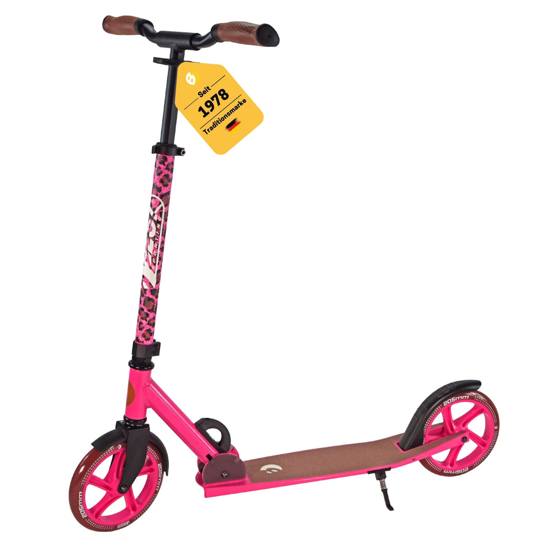 Best Sporting Scooter Erwachsene und Kinder I klappbarer Roller mit Ständer I stilvoller City-Roller
