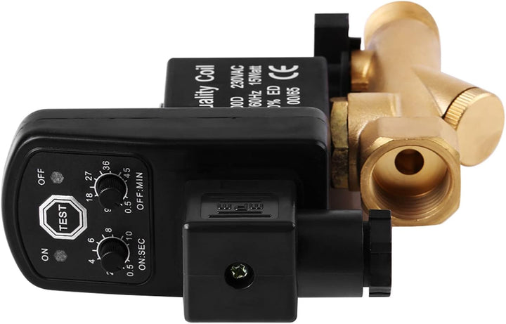 G1/2 DN15 Automatisches Ablassventil, Luftkompressor-Ablassventil, Elektronisches Zeitgesteuertes Ab