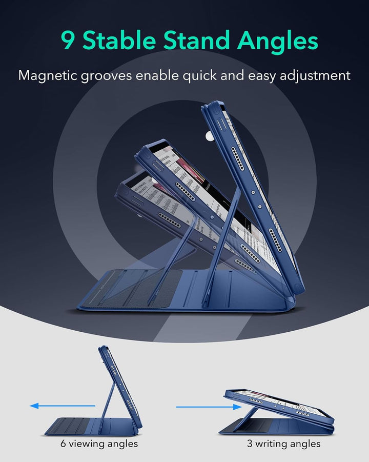 ESR für iPad Pro 11 Hülle 2022/2021, iPad Pro11 Zoll Case, abnehmbare magnetische Abdeckung, Verstel