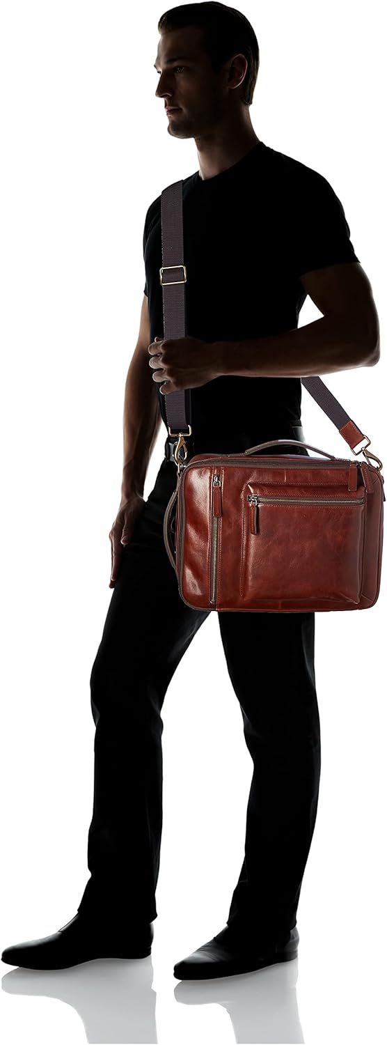 Fossil Tasche für Pendler aus Buckner-Leder für Herren, MBG9598222 – 25,4 cm L x 5,1 cm B x 15,2 cm
