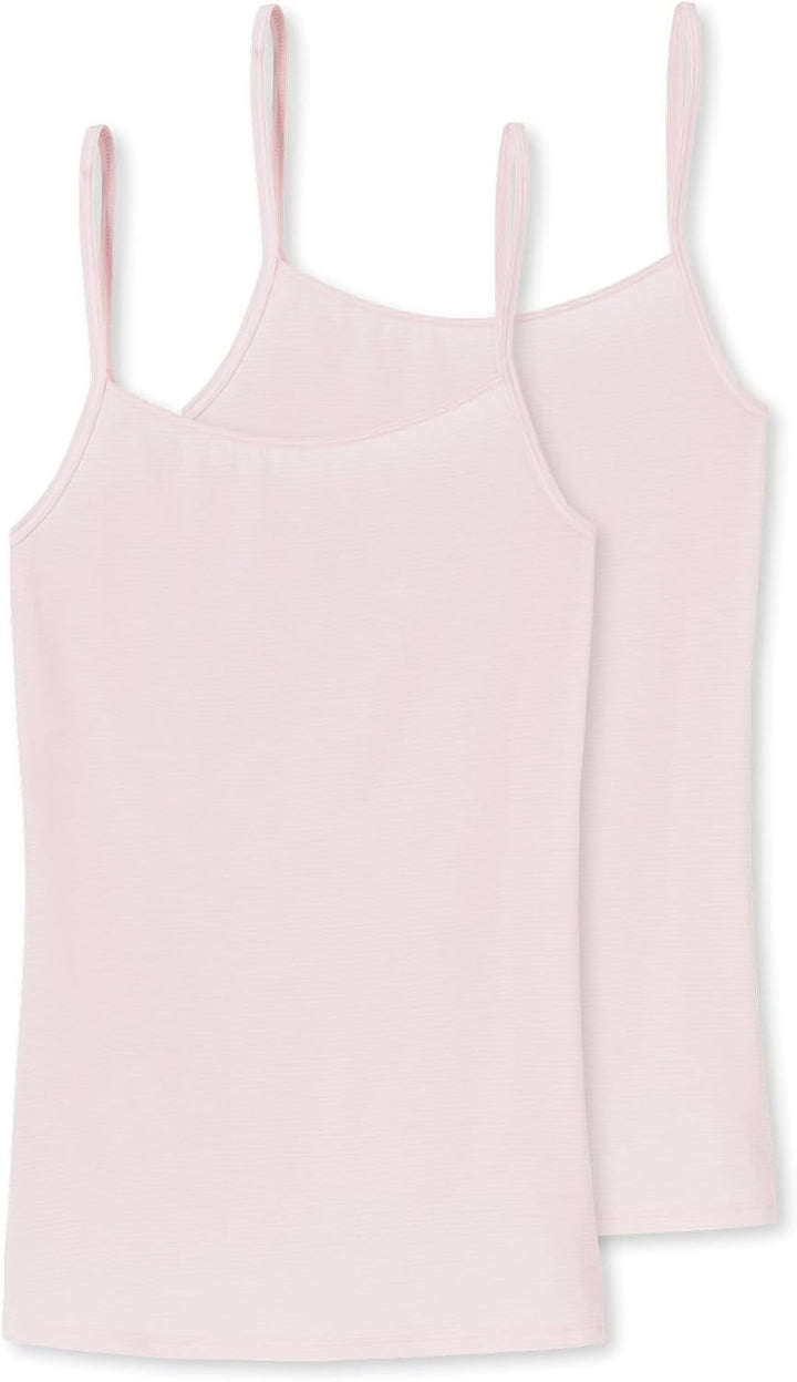 Schiesser Damen 2 PACK Spaghettitop Unterhemd - Modal Essentials 48 Nachtblau, 48 Nachtblau