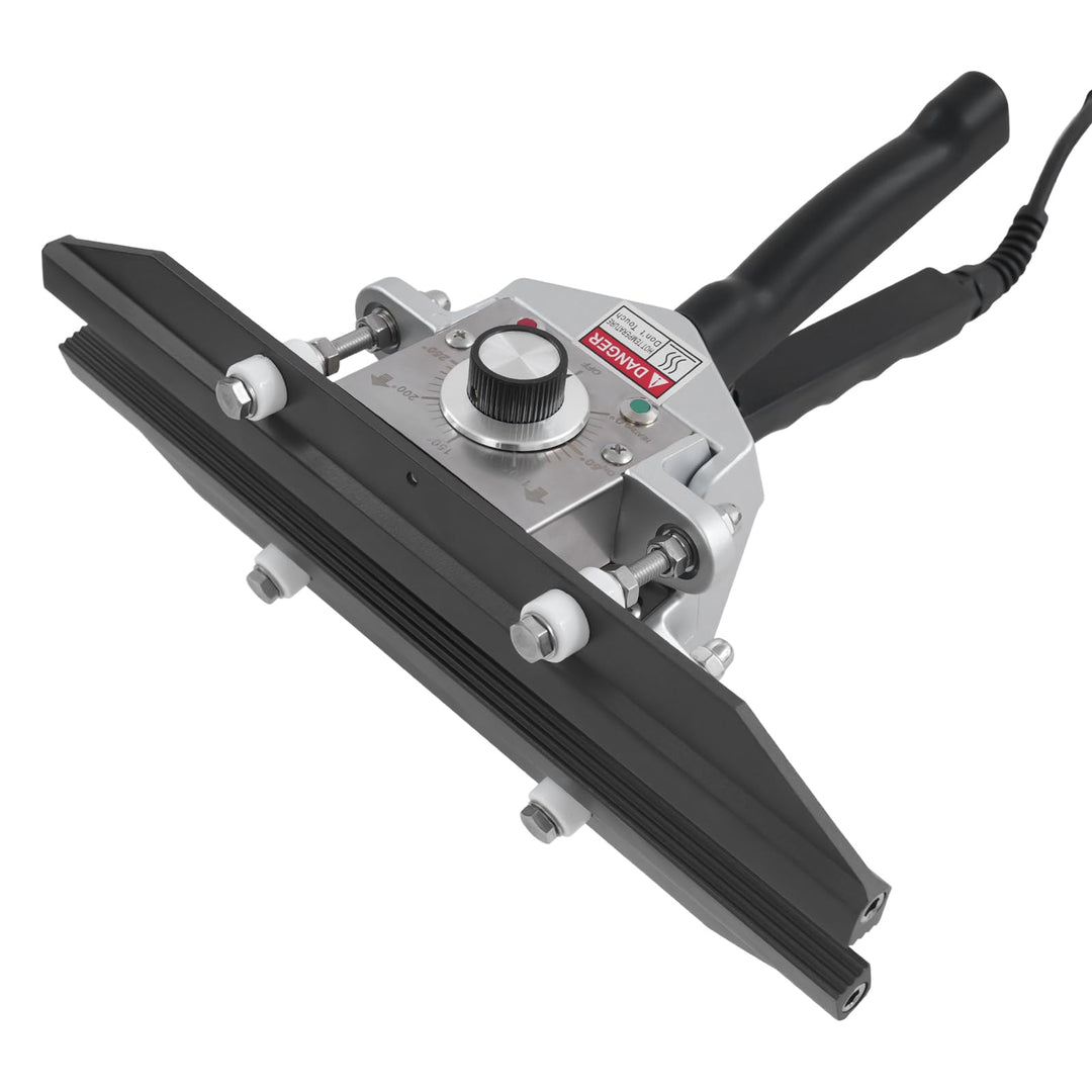 Handheld Heisssiegelgerät, 300mm (12"), 500W, 0-300℃, Versiegelungsgerät mit 1.8m langem Netzkabel,