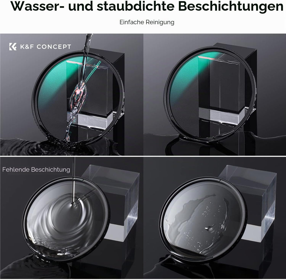 K&amp;F Concept Nano-D Serie Black-Mist 1/4 Filter 52mm Black Promist 1/4 Filter aus Optisches Glas mit