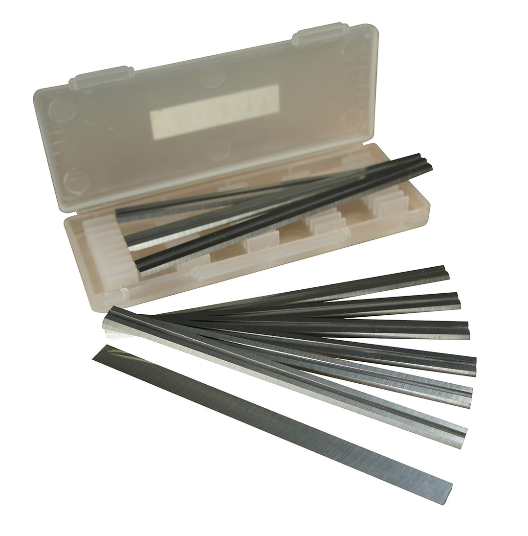3-1/4" Hobelmesser Hartmetall kompatibel mit Makita Metabo Ryobi 82mm Box mit 10 Hobelmessern
