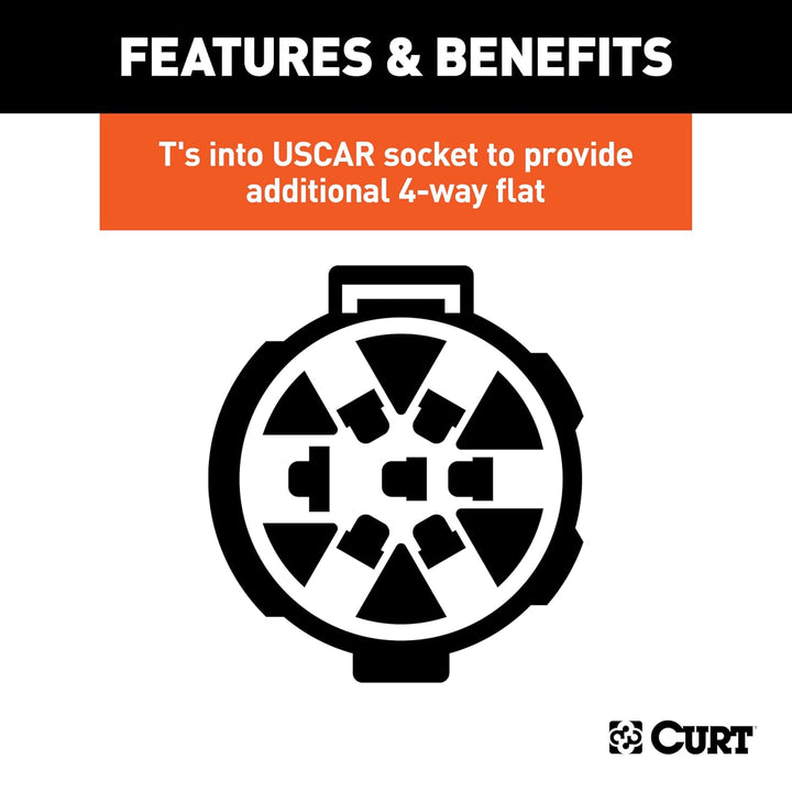 CURT MANUFACTURING INC. 55384 T-CONNECTOR