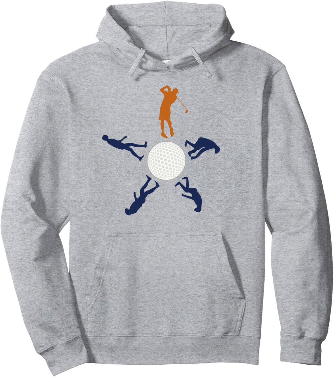 Golf Evolution Minigolfer Golfer Golfplatz Golfcaddy Golf Pullover Hoodie