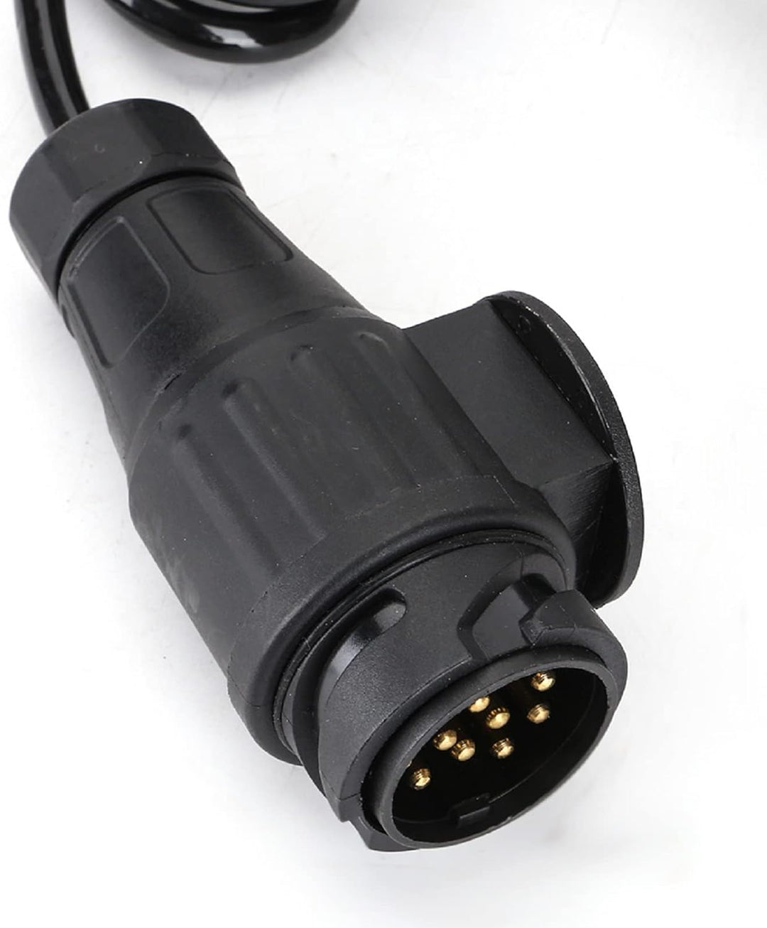 ColdShine 13-adriges Spiralkabel Anhängerkabel 1M Wohnmobil-Steckeradapter für Nutzfahrzeuge Auflieg