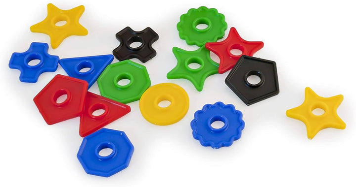 MINILAND EDUCATIONAL 95270 Koffer Formenspiel ABA Color 100 Formen