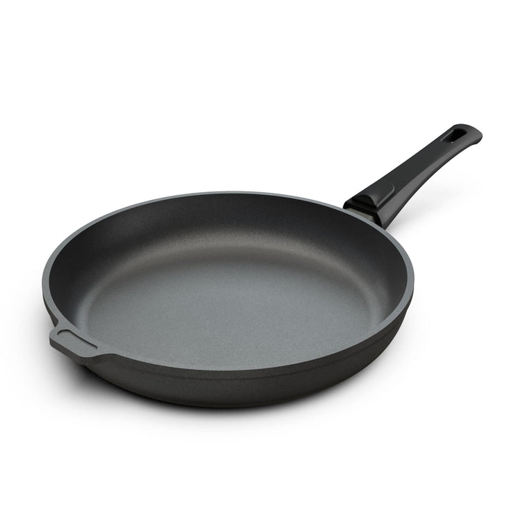 Hoffmann Grosse Aluguss Bratpfanne 32 cm ohne Deckel Induktion I hoher Rand I Made in Germany 32 cm