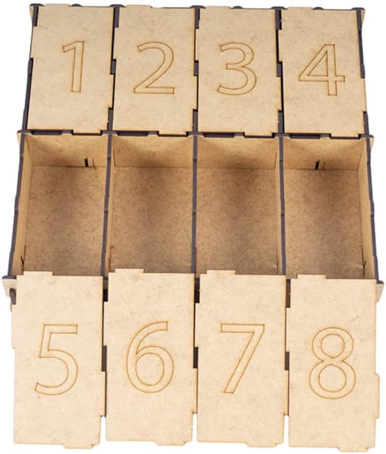 docsmagic.de Organizer Insert for Pandemic Legacy 1 & 2 - Box Einsatz, Pandemic Legacy 1 & 2