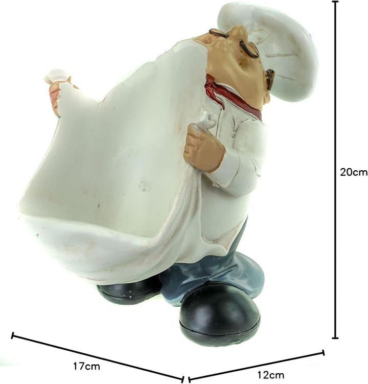 Udo Schmidt Flaschenhalter Koch 20 cm Kochen Restaurant Dekofigur