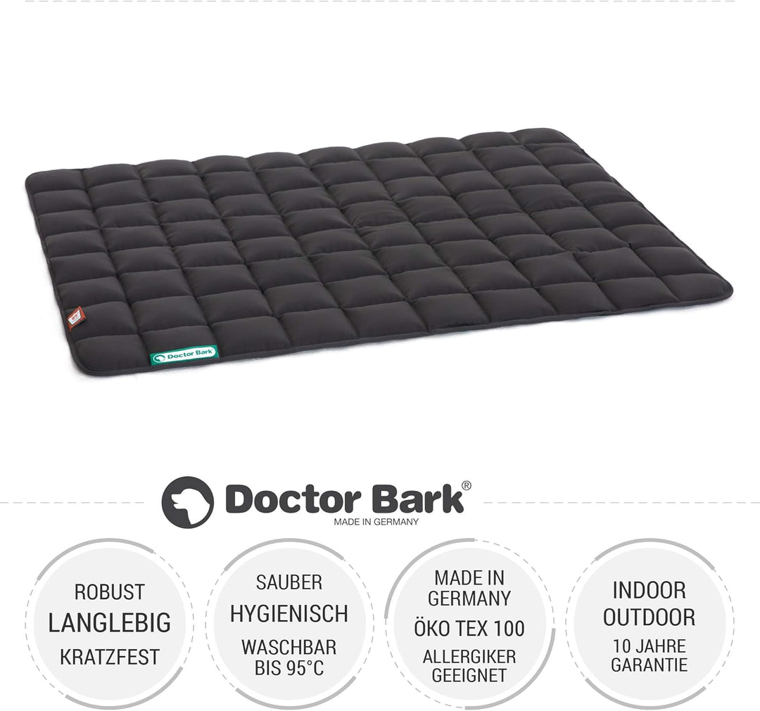 Doctor Bark Hundedecke – weiche, hochwertige Hundematte für grössere Hunde, robuste Indoor-Outdoor L
